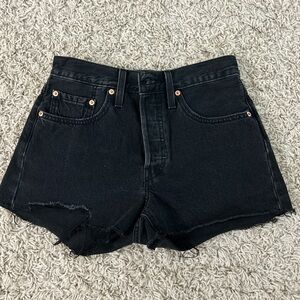 Levi's Women's Black Jean Shorts